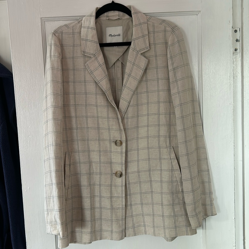 Madewell Dorset Blazer in Windowpane